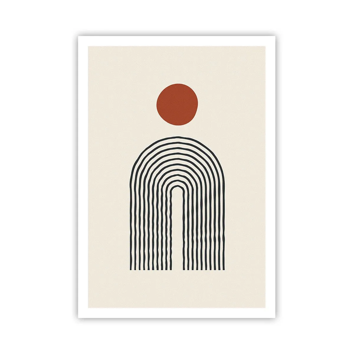 Póster - Magnetismo de formas y colores - 70x100 cm