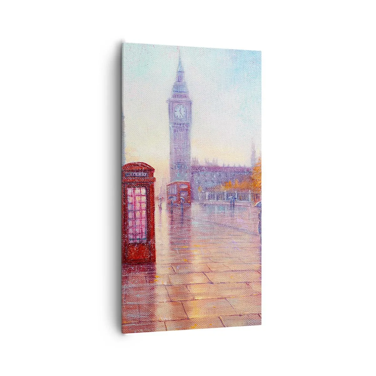 Cuadro sobre lienzo - Impresión de Imagen - Un día de otoño en Londres - 65x120 cm