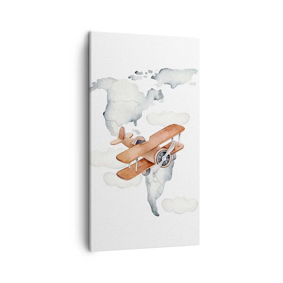 Cuadro sobre lienzo - Impresión de Imagen - Con espíritu pionero - 45x80 cm