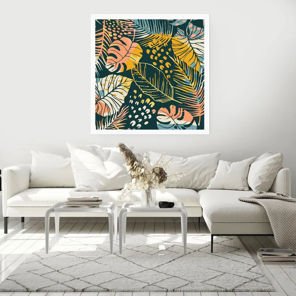 Póster - Una frondosa fantasía - 40x40 cm