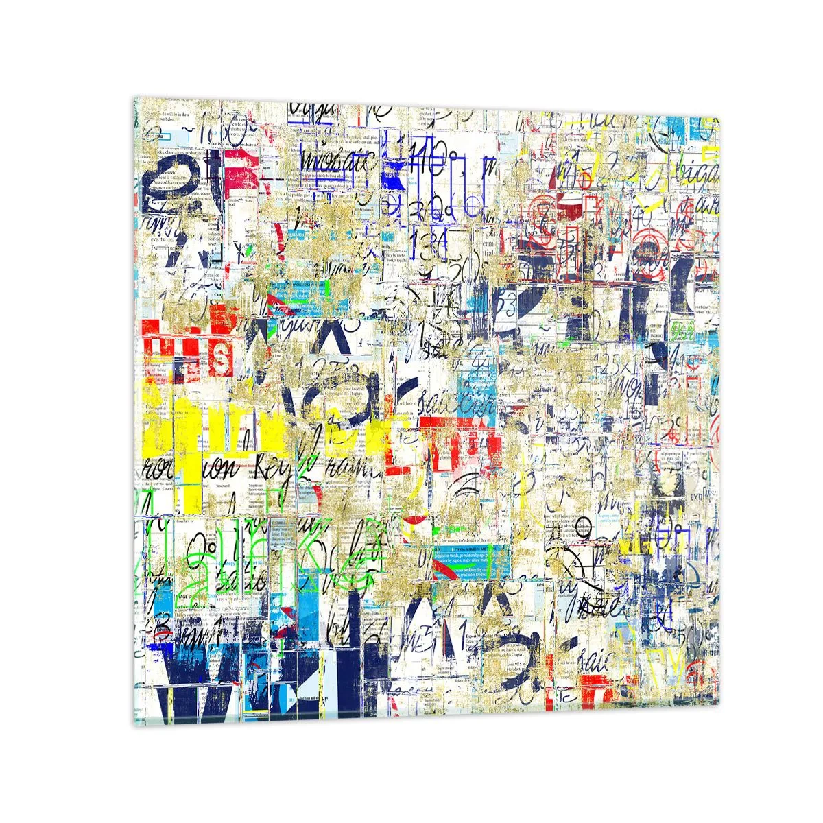 Cuadro sobre vidrio - Impresiones sobre Vidrio - Simplemente agradable a la vista - 50x50 cm