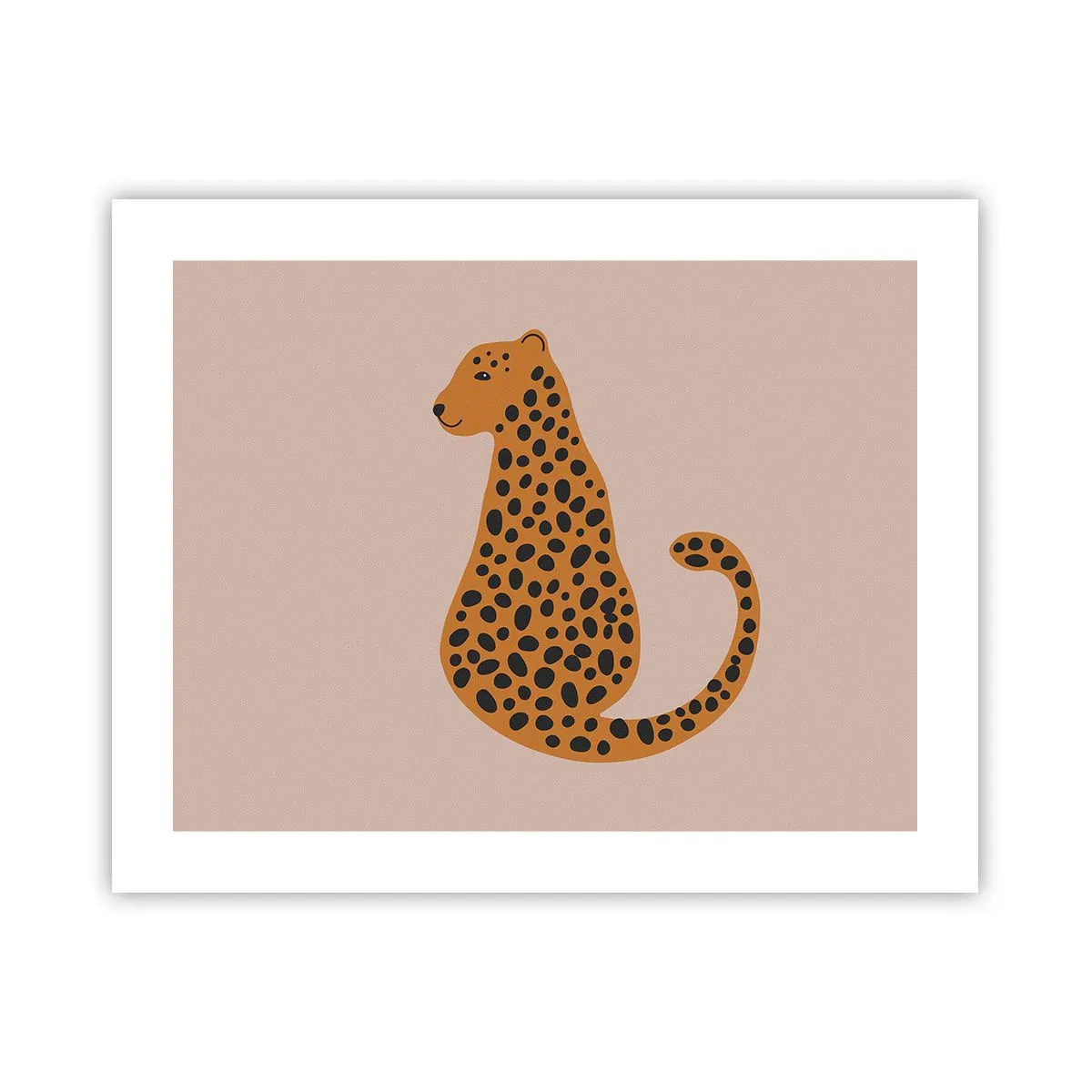 Póster - El estampado de leopardo está de moda - 50x40 cm