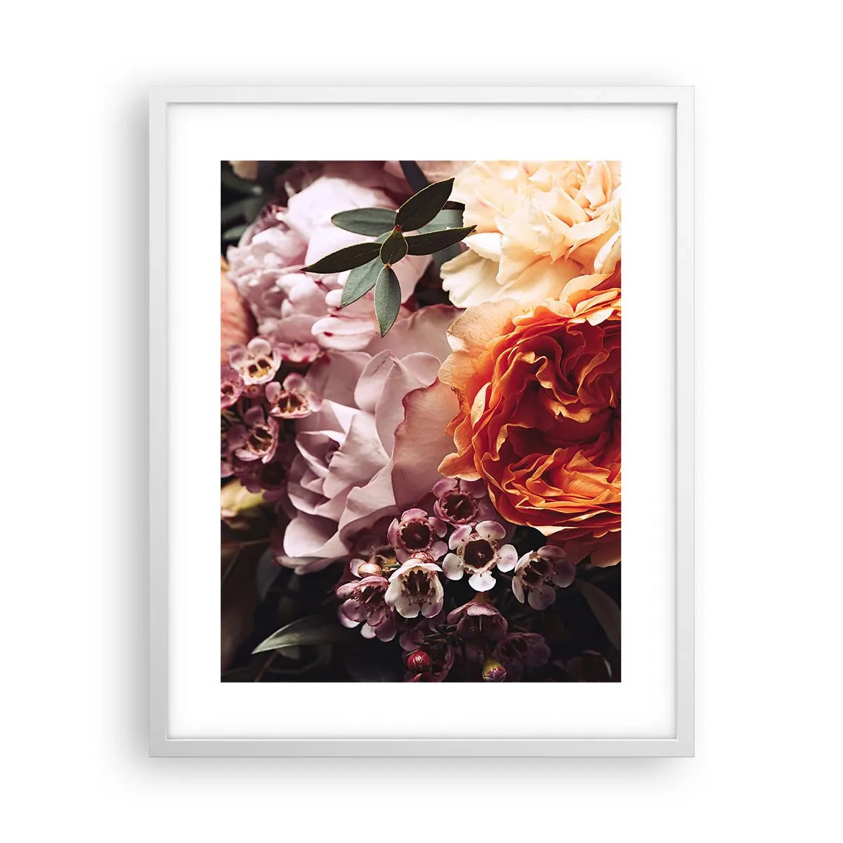 Póster en marco blanco - Belleza envolvente - 40x50 cm