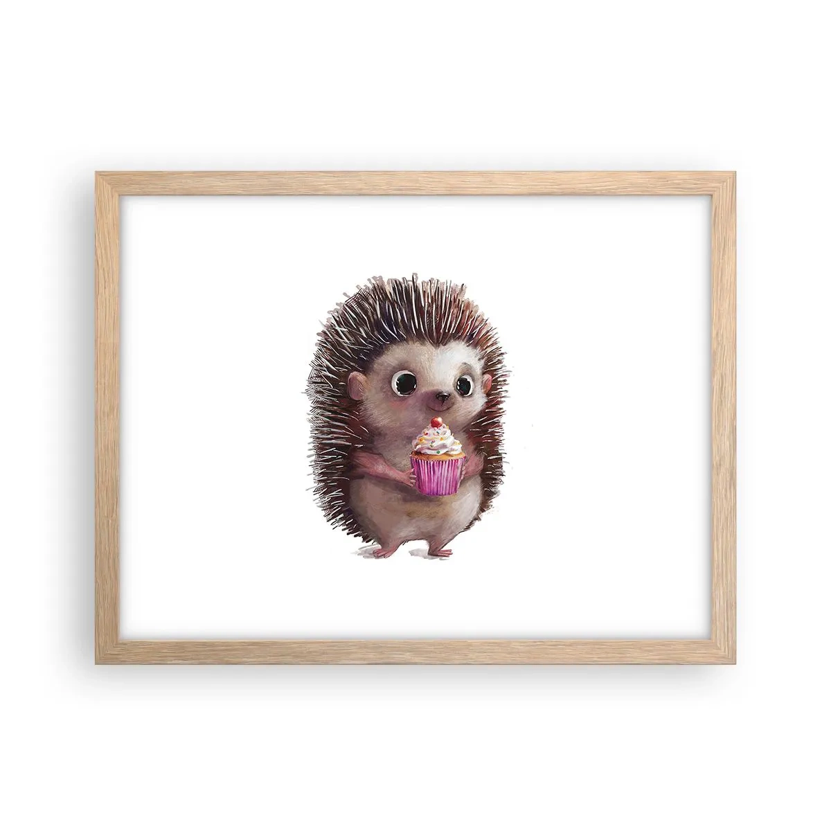 Póster en marco roble claro - La celebración es diaria - 40x30 cm