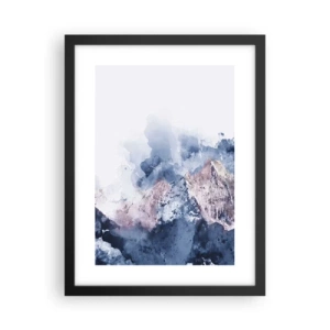 Póster en marco negro - El techo del mundo - 30x40 cm
