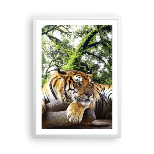 Póster en marco blanco - Atentamente - 50x70 cm