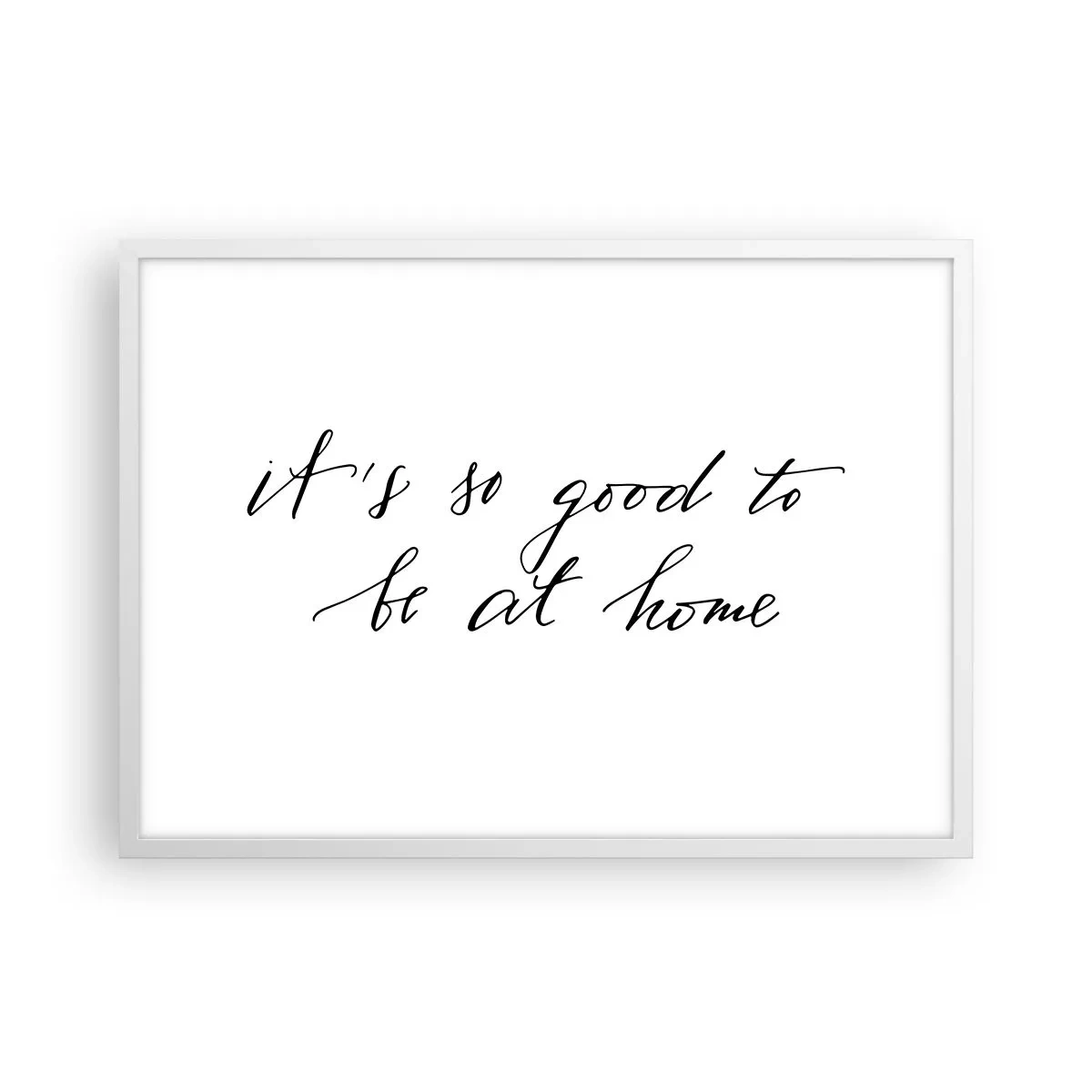 Póster en marco blanco - Toda la verdad - 70x50 cm