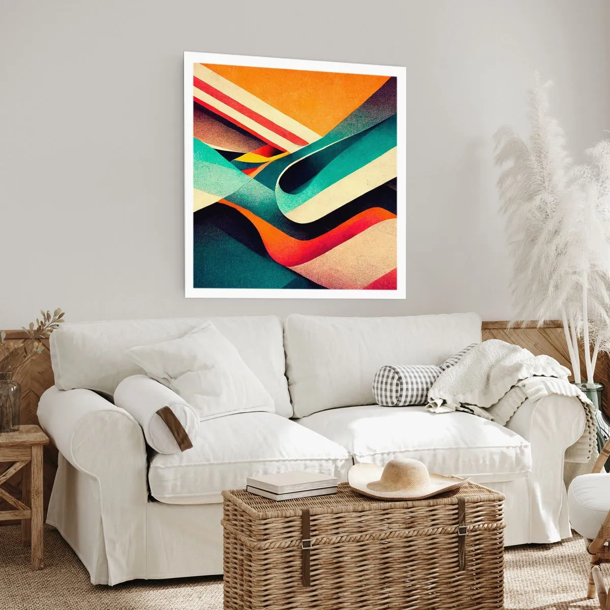 Póster - Composición intensa - 40x40 cm