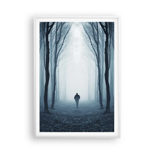 Póster en marco blanco - Alto y claro - 70x100 cm