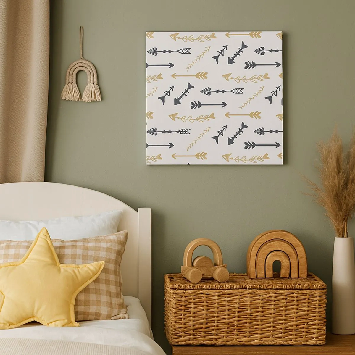 Cuadro sobre lienzo - Impresión de Imagen - El sueño de un arquero - 30x30 cm