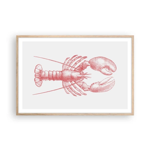 Póster en marco roble claro - La reina de los fondos rocosos - 91x61 cm