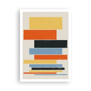 Póster - Barras multicolor - 70x100 cm