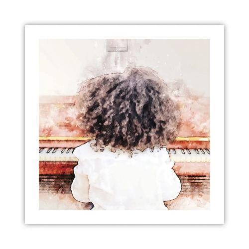 Póster - Descubriendo un mundo nuevo - 50x50 cm