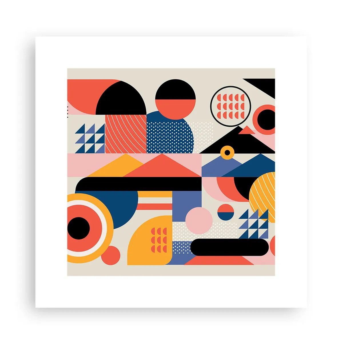 Póster - Composición: juegos - 30x30 cm