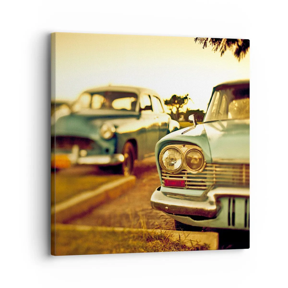 Cuadro sobre lienzo - Impresión de Imagen - A la espera del futuro - 30x30 cm