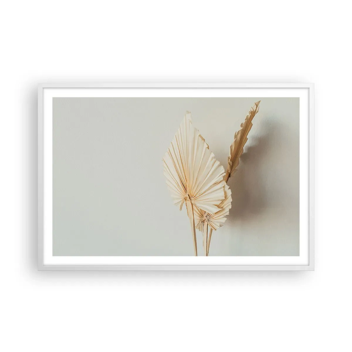 Póster en marco blanco - Armonía y consuelo - 91x61 cm