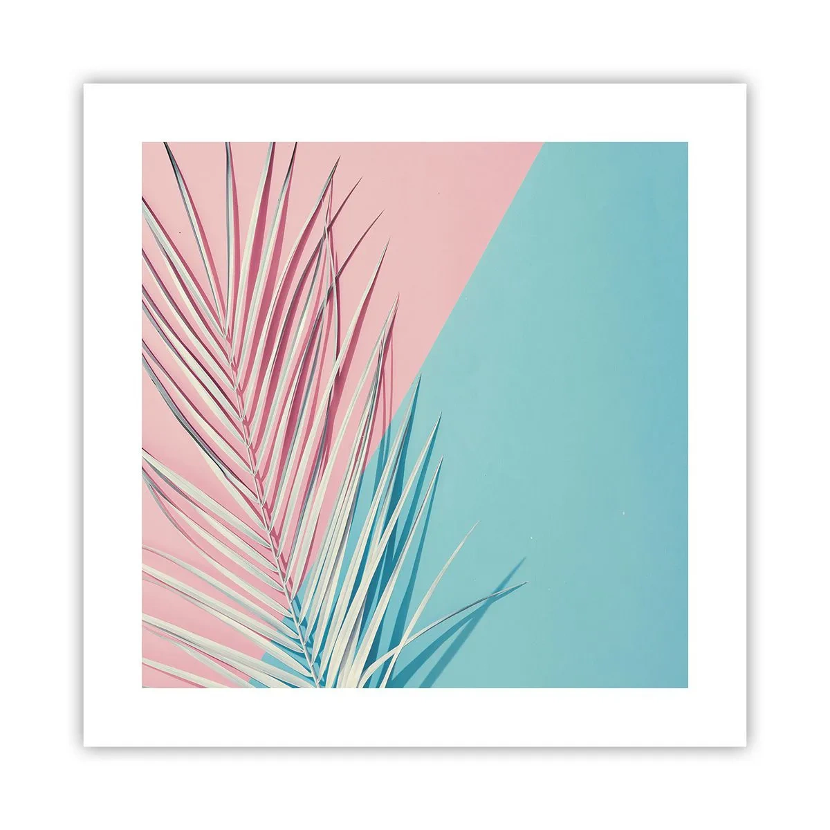 Póster - Impresión tropical - 40x40 cm