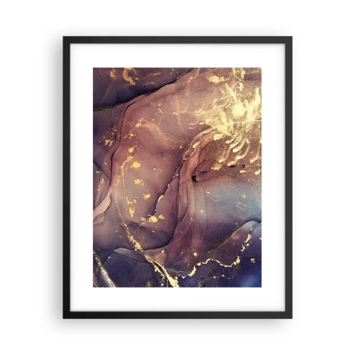 Póster en marco negro - Materia y espíritu - 40x50 cm