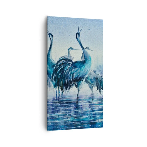 Cuadro sobre lienzo - Impresión de Imagen - Reunión matinal - 55x100 cm