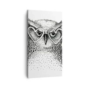 Cuadro sobre lienzo - Impresión de Imagen - Con sabiduría y amor - 45x80 cm