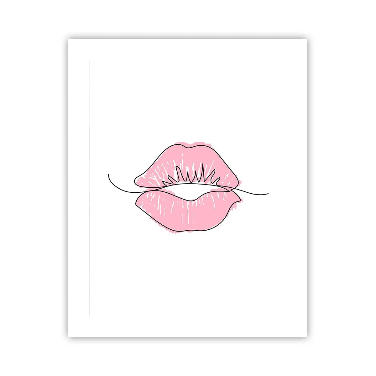 Póster - ¿Listo para un beso? - 40x50 cm