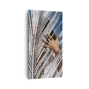 Cuadro sobre lienzo - Impresión de Imagen - ¿La mujer chamana? - 55x100 cm