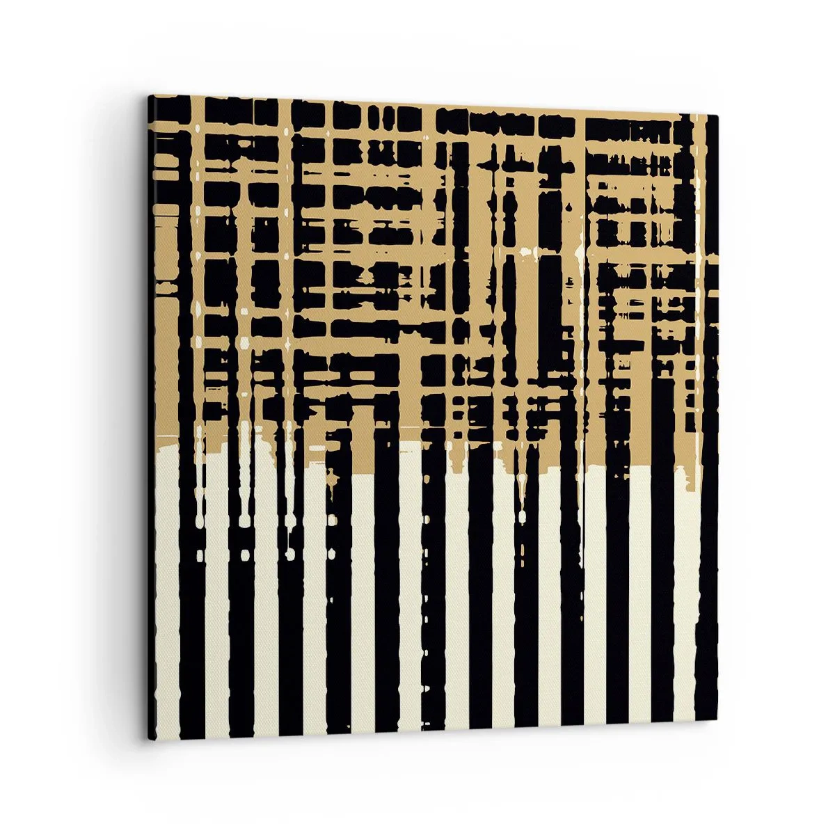 Cuadro sobre lienzo - Impresión de Imagen - Abstracción arquitectónica - 50x50 cm