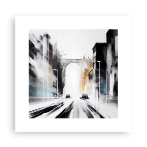 Póster - Estudio de la ciudad: arquitectura y movimiento - 30x30 cm