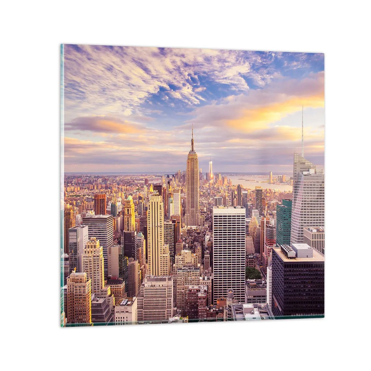 Cuadro sobre vidrio - Impresiones sobre Vidrio - Alcanzar las nubes - 70x70 cm