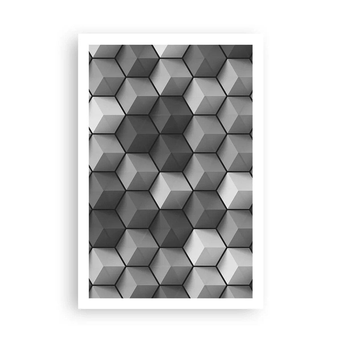 Póster - Rompecabezas cubista - 61x91 cm