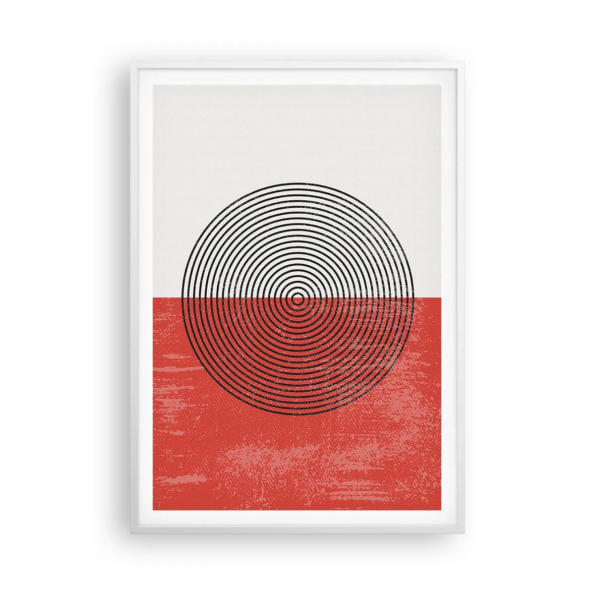 Póster en marco blanco - En el corazón de la misma - 70x100 cm