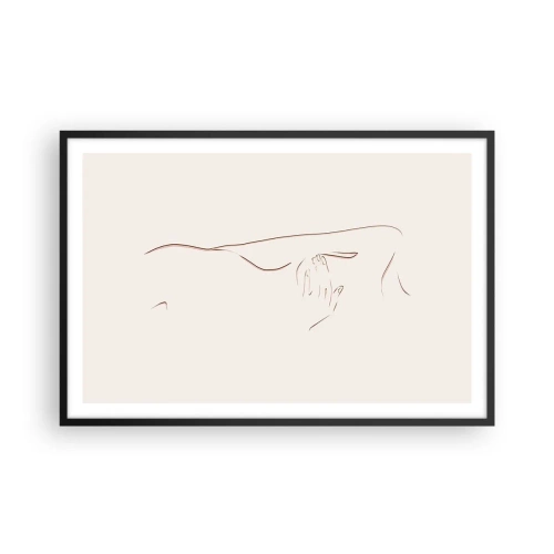 Póster en marco negro - La forma del deseo - 91x61 cm