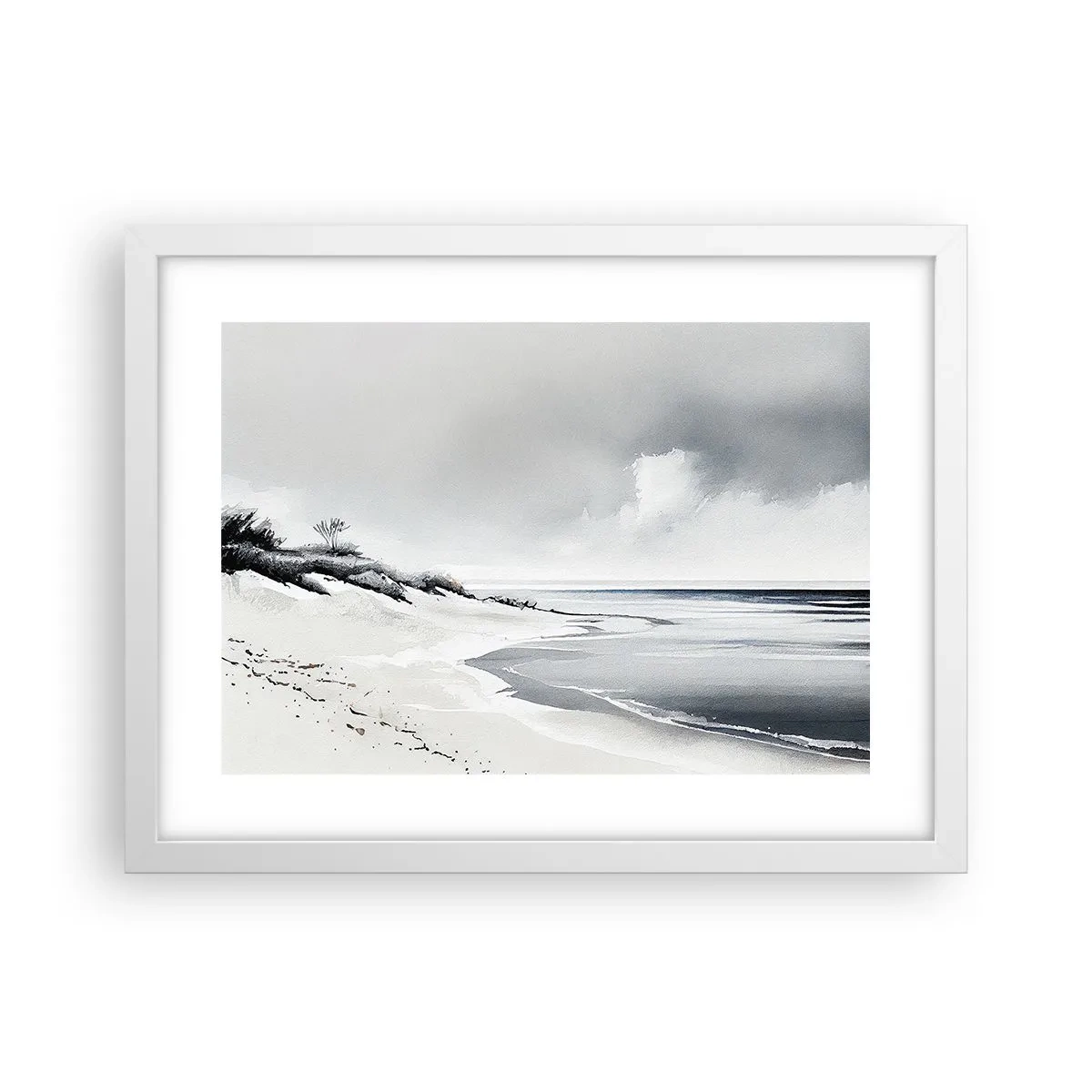 Póster en marco blanco - Juntos desde el principio de los tiempos - 40x30 cm