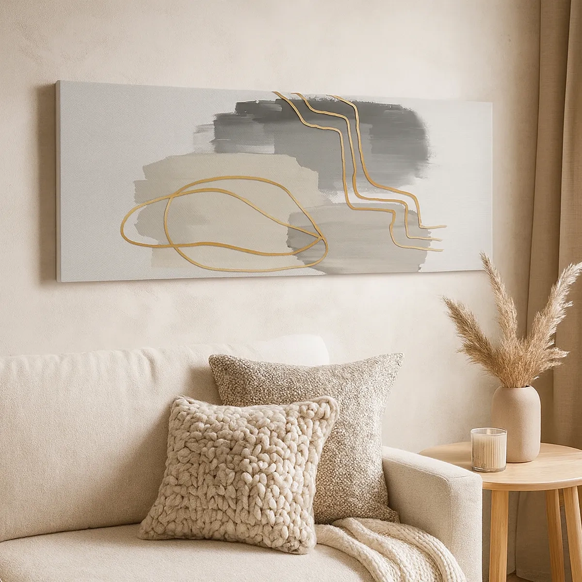 Cuadro sobre lienzo - Impresión de Imagen - Persistencia y movimiento - 30x30 cm