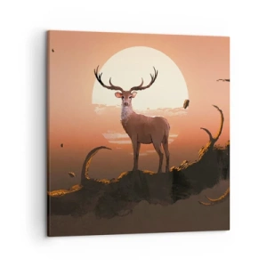 Cuadro sobre lienzo - Impresión de Imagen - Esta noche es diferente a cualquier otra - 50x50 cm