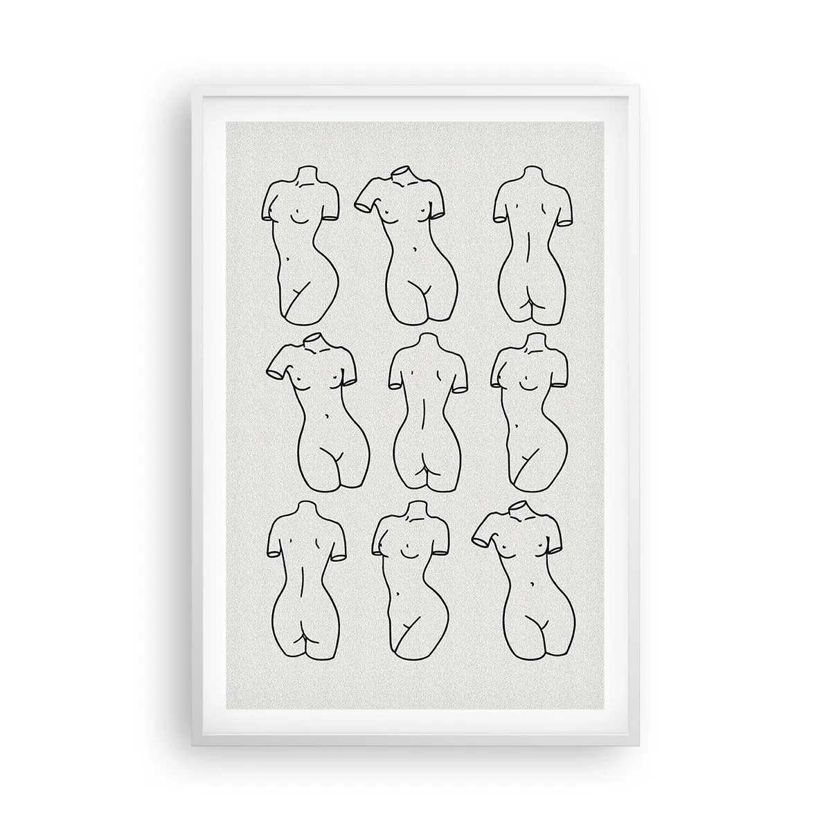 Póster en marco blanco - Solo Venus - 61x91 cm