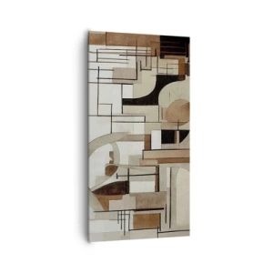 Cuadro sobre lienzo - Impresión de Imagen - Paisaje urbano 2.0 - 65x120 cm