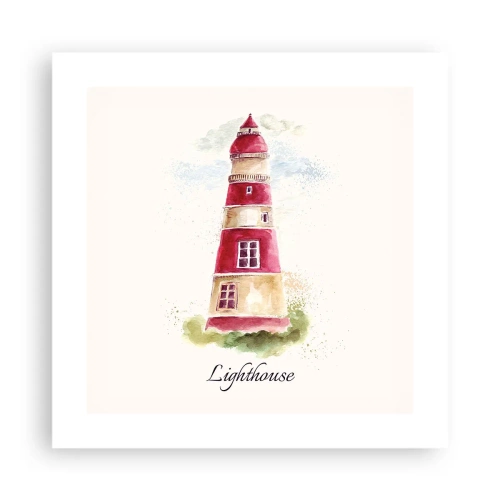 Póster - Siempre observando - 40x40 cm