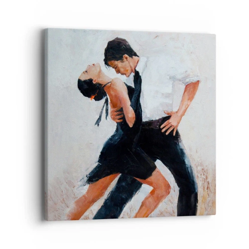 Cuadro sobre lienzo - Impresión de Imagen - El tango de mis sueños - 40x40 cm