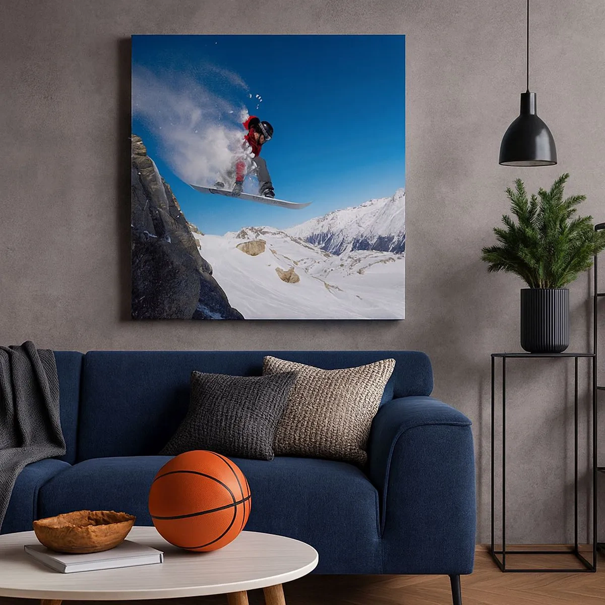 Cuadro sobre lienzo - Impresión de Imagen - Y te convertiste en parte del lugar - 30x30 cm