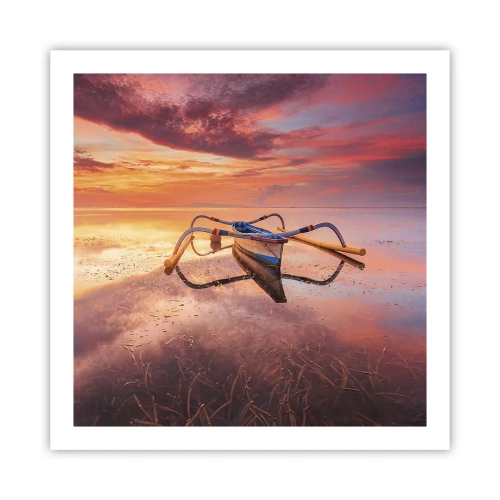 Póster - Calma de una tarde tropical - 60x60 cm