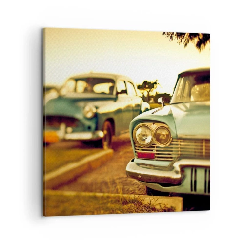 Cuadro sobre lienzo - Impresión de Imagen - A la espera del futuro - 50x50 cm