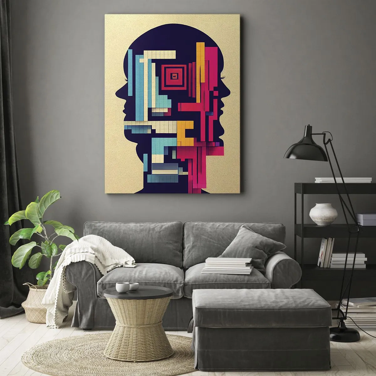 Cuadro sobre lienzo - Impresión de Imagen - Nuevos conocimientos - 45x80 cm