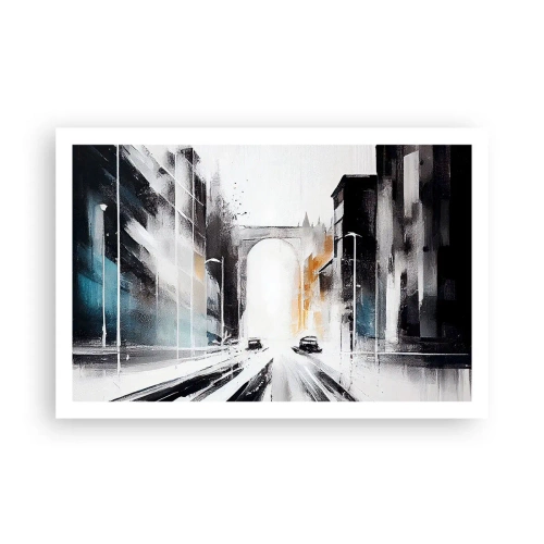 Póster - Estudio de la ciudad: arquitectura y movimiento - 91x61 cm