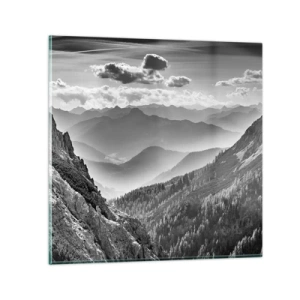 Cuadro sobre vidrio - Impresiones sobre Vidrio - Hasta el horizonte - 70x70 cm