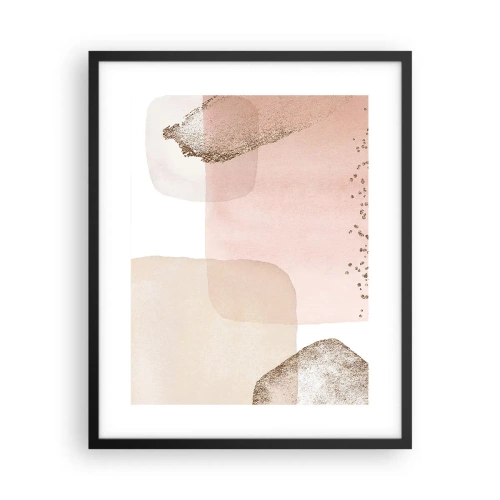 Póster en marco negro - Una mirada a través del color - 40x50 cm