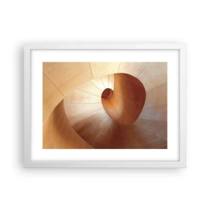 Póster en marco blanco - Serpentina arquitectónica - 40x30 cm
