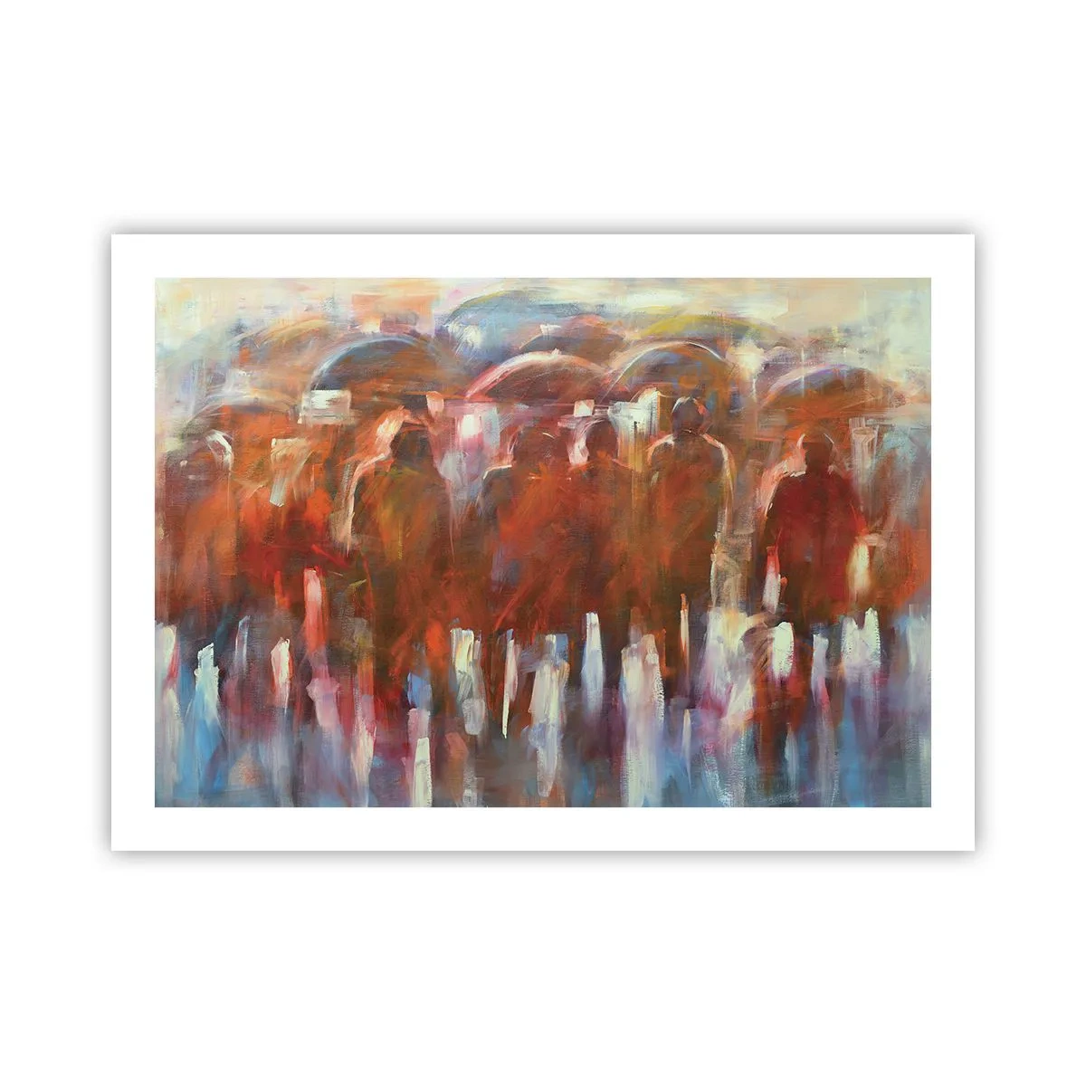 Póster - Iguales entre la niebla - 70x50 cm