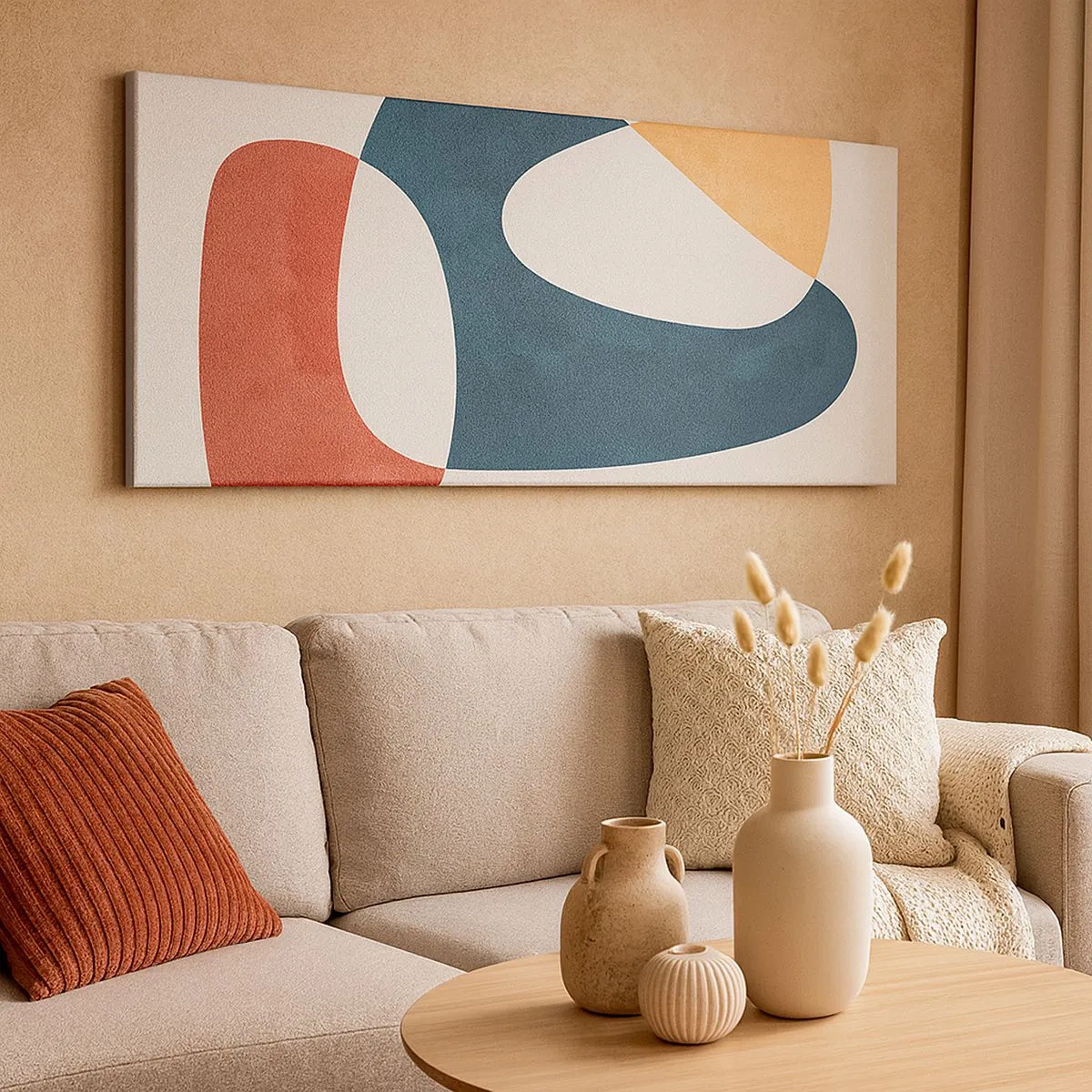 Cuadro sobre lienzo - Impresión de Imagen - Influencias y metamorfosis - 100x40 cm