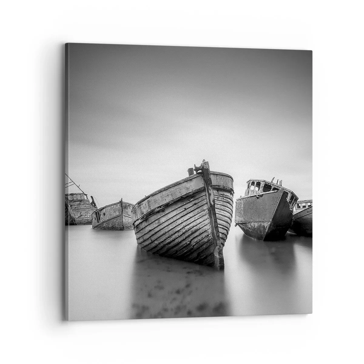 Cuadro sobre lienzo - Impresión de Imagen - Ahora solo quedan los recuerdos... - 70x70 cm